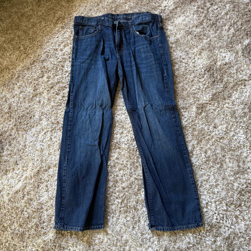 Y2K old navy jeans 38x32 straight cut dark wash